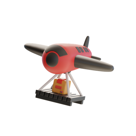 Caixa de transporte de avião  3D Icon