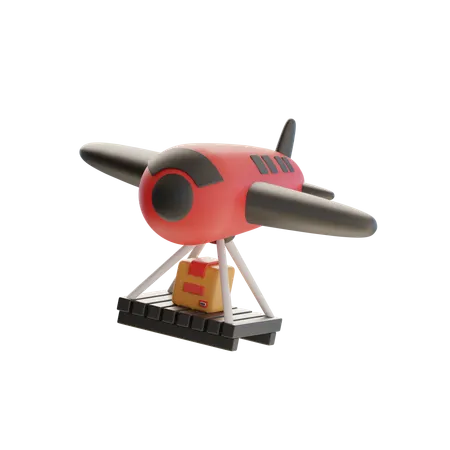 Caixa de transporte de avião  3D Icon