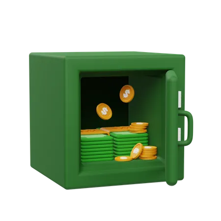 Caixa de deposito  3D Icon