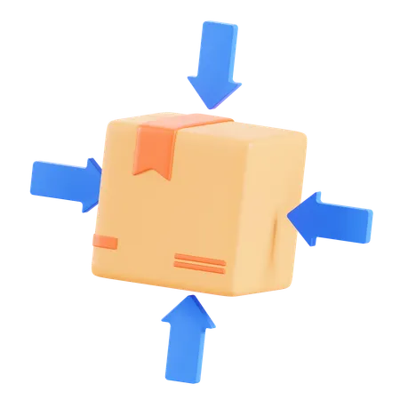 Distribuidor de caixa  3D Icon