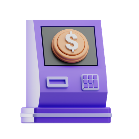 Máquina ATM  3D Icon