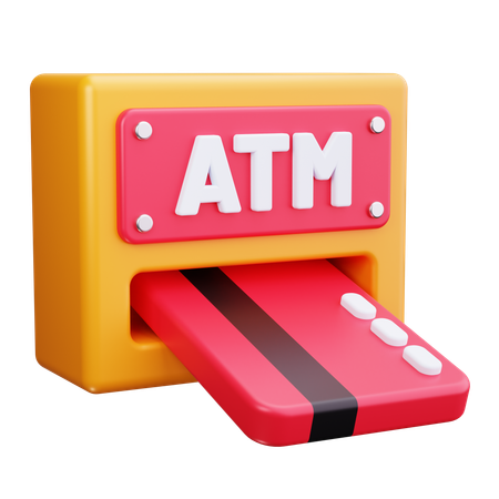 Máquina ATM  3D Icon