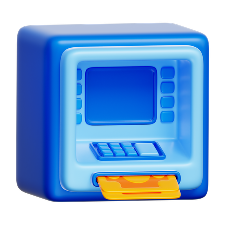 Máquina ATM  3D Icon