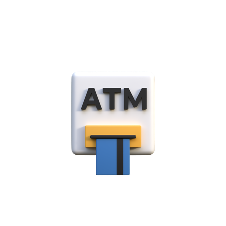 Máquina ATM  3D Icon