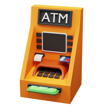 Máquina ATM  3D Icon