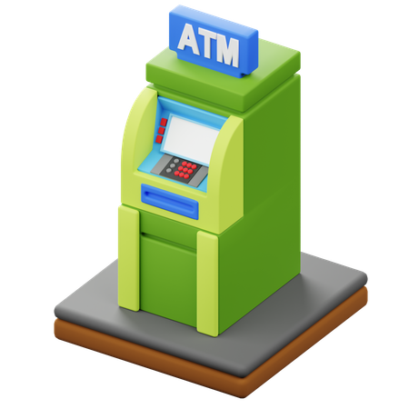 Máquina ATM  3D Icon