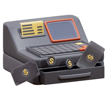 Caixa eletrônico  3D Icon
