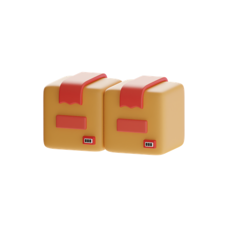 Entrega de caixa  3D Icon