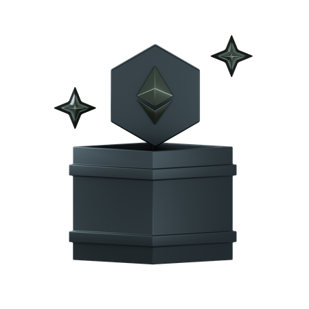 Caixa eth  3D Icon