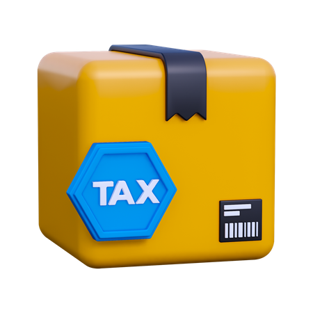 Caixa fiscal  3D Icon