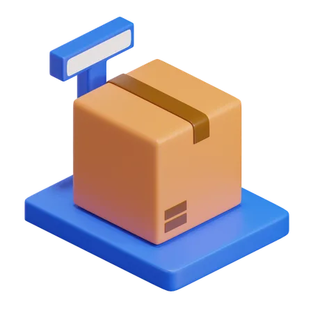 Caixa isométrica  3D Icon