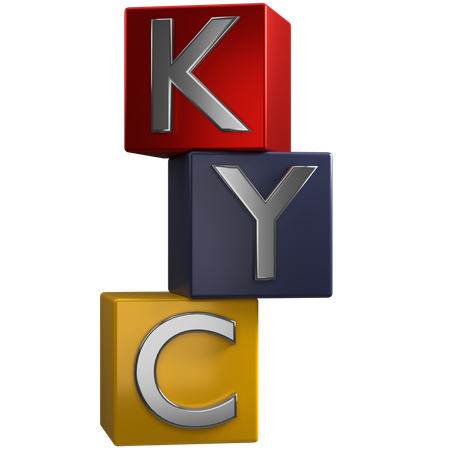 Caixa kyc  3D Icon