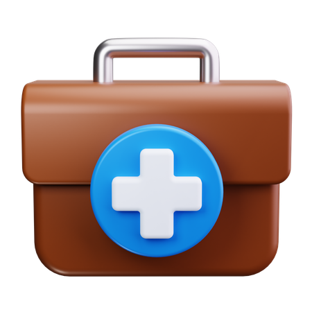 Caixa médica  3D Icon