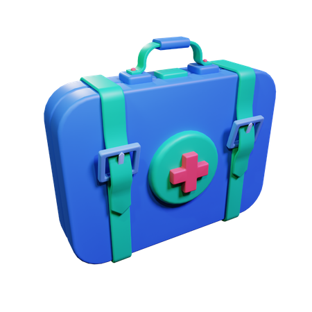 Caixa médica  3D Icon