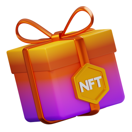 Caixa nft  3D Icon