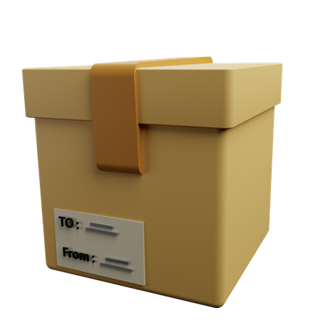Caixa de pacote  3D Icon