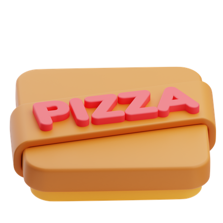 Caixa de pizza  3D Icon