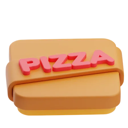 Caixa de pizza  3D Icon