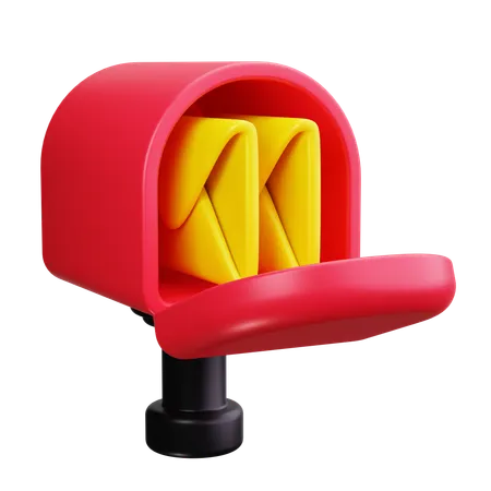 Caixa postal  3D Icon