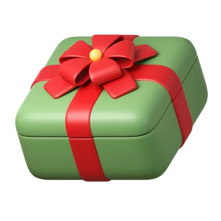 Caixa de presente de Natal  3D Icon