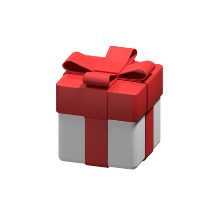 Caixa de presente de Natal  3D Icon