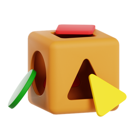 Caixa de quebra-cabeça  3D Icon