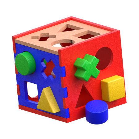 Caixa de quebra-cabeça  3D Icon
