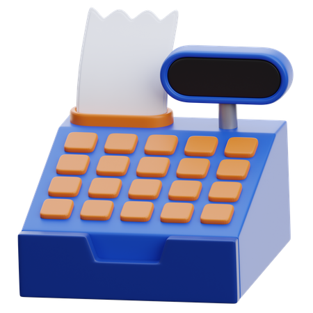 Caixa registradora  3D Icon