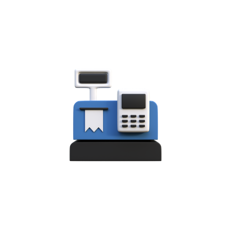 Caixa registradora  3D Icon