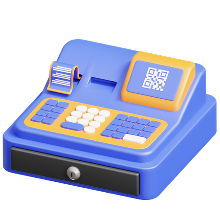 Caixa registradora  3D Icon