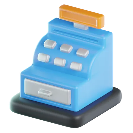 Caixa registradora  3D Icon