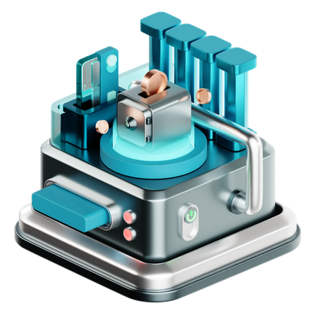 Caixa segura ai  3D Icon