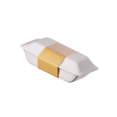 Caixa selada para alimentos  3D Icon