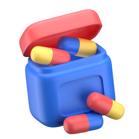Caixa de suplementos  3D Icon