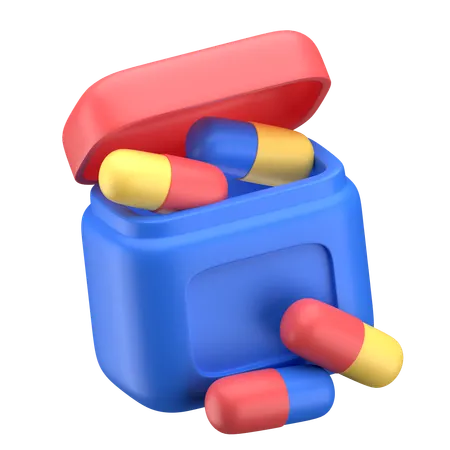 Caixa de suplementos  3D Icon