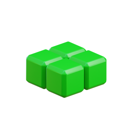 Caixa tetris bloco1  3D Icon