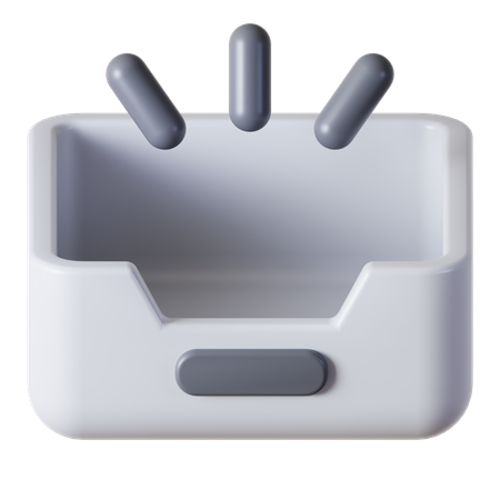 Caixa vazia  3D Icon