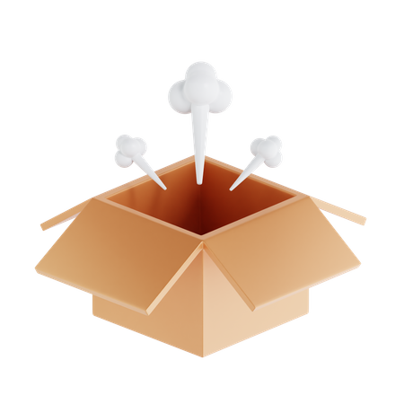 Caixa vazia  3D Icon