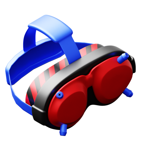 Caixa de realidade virtual  3D Icon