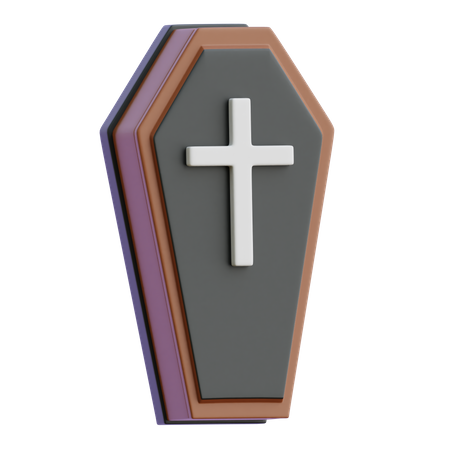 Caixão  3D Icon