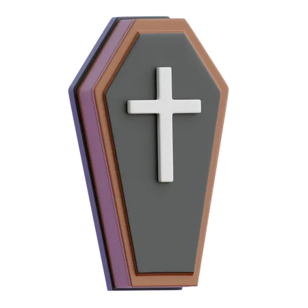 Caixão  3D Icon