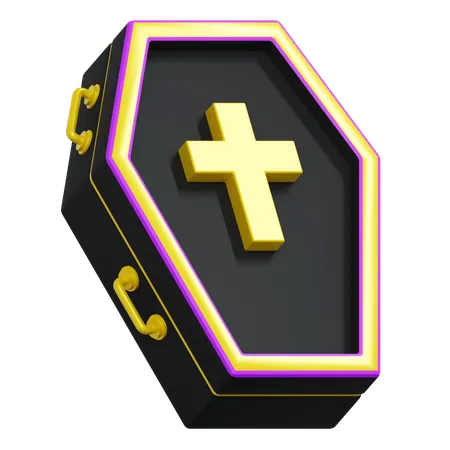 Caixão  3D Icon