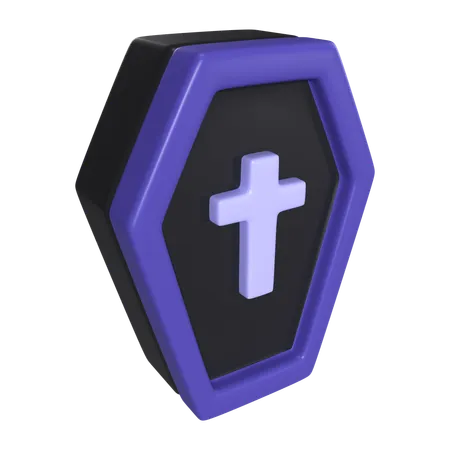 Caixão  3D Icon