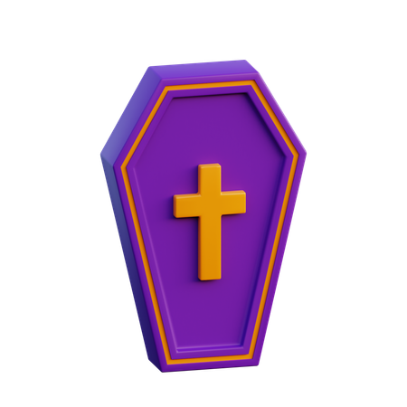 Caixão  3D Icon