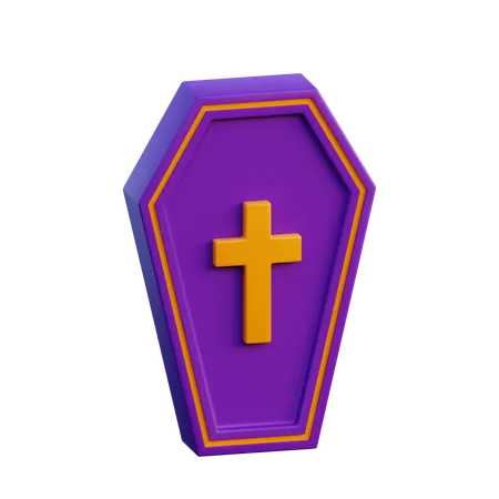 Caixão  3D Icon