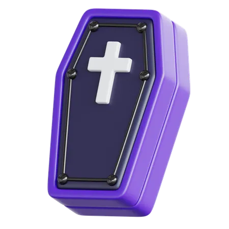 Caixão  3D Icon