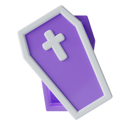 Caixão  3D Icon