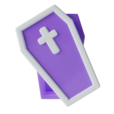 Caixão  3D Icon