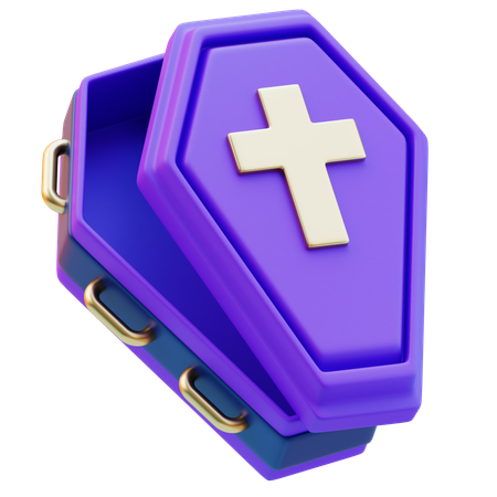 Caixão  3D Icon