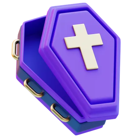 Caixão  3D Icon